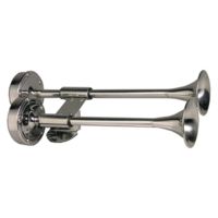 Schmitt &amp; Ongaro Marine Deluxe SS Shorty Dual Trumpet Horn