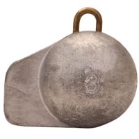 Scotty 1017 3 lb. Lead Weight, Round w/ Rudder