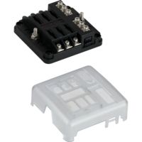 Sea-Dog Blade Style LED Indicator Fuse Block w/Negative Bus Bar