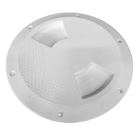 Sea-Dog Quarter-Turn Textured Deck Plate w/Internal Collar