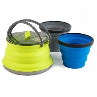 Sea to Summit X-SET 11- X Kettle - 1.3L - 2 X Mugs - Lime Green