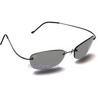 Serengeti Stratus Titanium PolarMax Polarized Photochromic CPG Lens Sunglasses, Gunmetal Frame - 6845