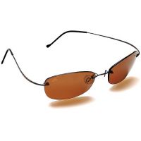 Serengeti Stratus Titanium PolarMax Rimless Sungalsses - Henna Frame Driver Polarized Photochromic Lens - 6844