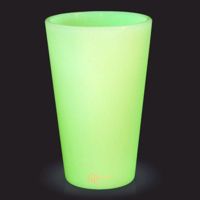 Silipint Pint Glass, 16oz, Glow-In-The-Dark Green