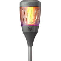 SKEETER HAWK Solar Torch Zapper w/ Flickering Flame