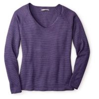 Smartwool Granite Falls Micro Stripe V-Neck Sweater - Women's