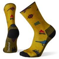 Smartwool Hike Light Bear Camp Print Crew Socks - Men's