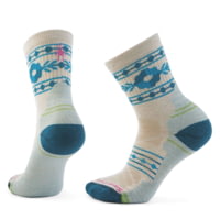 Smartwool Hike Light Cushion Retro Floral Mid Crew Socks - Women's