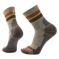 Smartwool Hike Light Cushion Striped Mid Crew Socks - Men's