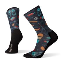 Smartwool Hike Light Hut Trip Print Crew Socks