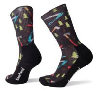 Smartwool Hike Light Sharp Things Print Crew Sock