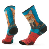 Smartwool Hike Targeted Cushion Geo Fox Print Crew Socks - Women's
