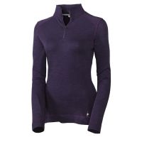 Smartwool Midweight Zip T Long Sleeve - Women's - Purple Heather M