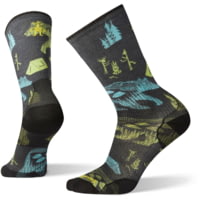 Smartwool PhD Cycle Ultra Light BearCamp Print Crew Socks