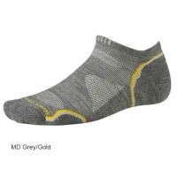Smartwool PhD Outdoor Light Micro Sock - Charcoal/Silver MClearance