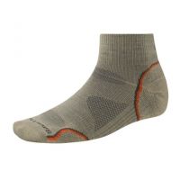 Smartwool PhD Outdoor Ultra Light Mini Sock - Pumice/Charcoal XLClearance