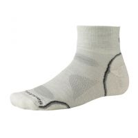 Smartwool PhD Outdoor Ultra Light Mini Sock - Stone/Charcoal M