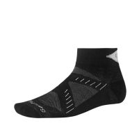 Smartwool PhD Running Ultra Light Mini Sock - Men's -X-Large-Black/Silver