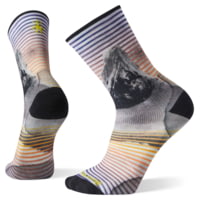 Smartwool PhD Ultra Light Snow Summit Print Crew Socks - Men's