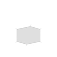 Snow Peak Land Breeze Pro. 1 Ground Sheet Footprint
