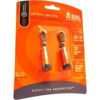 Survive Outdoors Longer LED Micro Flashlight, Pack of 2 0140-0152