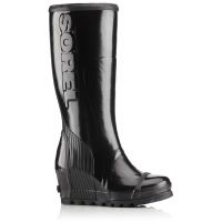 Sorel Joan Rain Wedge Tall Gloss Rubber Boot - Women's