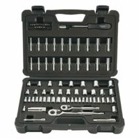 Stanley Tools 85 Pc 1/4in and 3/8in Drive Mechanics Tool Set