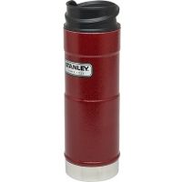 Stanley Tools Classic One Hand Vacuum Mug - 16 oz-Hammertone Crimson