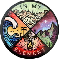 Sticker Art In My Element Sticker