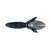 Strike King Baby Rodent 3in Black Blue Flake Soft Bait