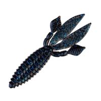 Strike King Rodent 4in Black Blue Flake Soft Bait