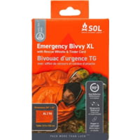 Survive Outdoors Longer Emergency Bivvy XL with Rescue Whistle