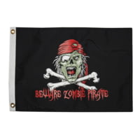 Taylor Made 1610 Pirate Zombie Nylon Flag 12in x 18in