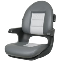 Tempress 57017 Elite Helm High Back Boat Seat Charcoal/Gray
