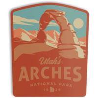 The Landmark Project Arches National Park Sticker