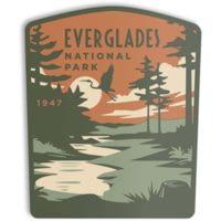The Landmark Project Everglades National Park Sticker