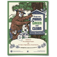 The Landmark Project Keep our Parks Green and Clean poster
