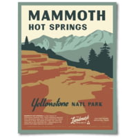 The Landmark Project Mammoth Hot Springs Poster