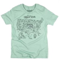 The Landmark Project NPS Map Youth Tee