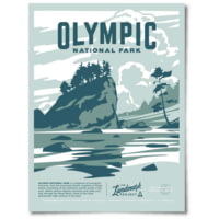 The Landmark Project Olympic National Park Poster