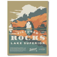 The Landmark Project Pictured Rocks - Poster
