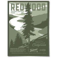The Landmark Project Redwood National Park Poster