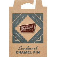 The Landmark Project Trail Sign Enamel Pin