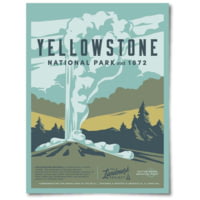 The Landmark Project Yellowstone National Park Poster