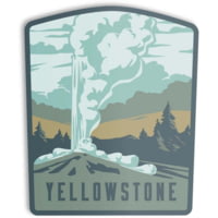 The Landmark Project Yellowstone National Park Sticker
