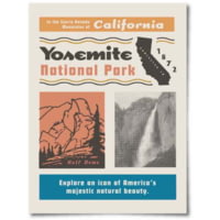 The Landmark Project Yosemite Collage Poster