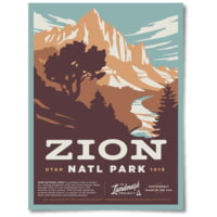 The Landmark Project Zion National Park Poster
