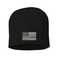 Thin Blue Line Thin Silver Line Embroidered Knit Cap - Mens