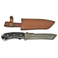 Titan Damascus Steel Hunting Tanto Knife, 11in