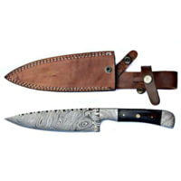 Titan Damascus Steel Kitchen Knife, 12in